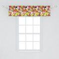 thumbnail image 2 of Ambesonne Fruit Window Valance, Exotic Composition Tropical East Halved Plants Vegetarian Mango Dragon Fruit, Curtain Valance for Kitchen Bedroom Decor with Rod Pocket, 54" X 12", Multicolor, 2 of 3
