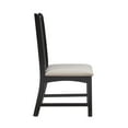 thumbnail image 5 of Linon Stanton Dining Chair, Set of 2, Black/Silver, 5 of 11