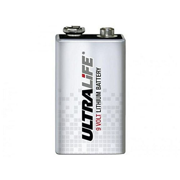 Ultralife 9V Lithium  Battery, U9VL-JPFP6  Foil Pack, 1 Count