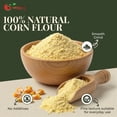 thumbnail image 5 of NY SPICE SHOP Coarse Corn Flour - 3 Pound - Ground Cornmeal - Ground Maize Flour for Cooking & Baking, Granular Texture - Ideal for Breading, Batter Mixes and Traditional Recipes, 5 of 7