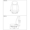thumbnail image 2 of Gray Seat w/armrests Fits Exmark, Fits Toro Zero Turn Mowers, 2 of 6