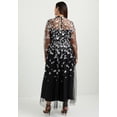 thumbnail image 2 of June & Vie Women's Plus Size Mesh-Overlay Maxi Dress, 2 of 5
