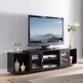 thumbnail image 3 of Furniture of America Vinnie Modern Wood 72-Inch TV Stand in Cappuccino, 3 of 5