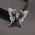 thumbnail image 4 of Qarigey Broche de mujer, alfileres de animales de diamantes de imitación, joyería de de boda de vacaciones Ropa, zapatos y accesorios Miscelánea Azul, 4 of 6