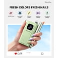 thumbnail image 6 of MelodySusie SC300E Clip-on Rechargeable Nail Drill, 30000RPM Cordless E-File with LED Display & Accessories for Nail Care, Mint Green, 6 of 8