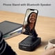 thumbnail image 2 of Regalos para hombres y mujeres, soporte para teléfono con altavoz Bluetooth BT5.3, regalos para él papá que lo tiene todo, soporte para teléfono con altavoz inalámbrico para iPhone/Android/Tablet, gad, 2 of 5