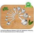 thumbnail image 6 of Square 13-Piece Stainless Steel Measuring Cups and Spoons Set, 5 Stainless Steel Measuring Cups,6 Stainless Steel Measuring Spoons &1 Measuring Stick Leveler &1 Mini Egg Whisk, kitchen tools for Cook, 6 of 6