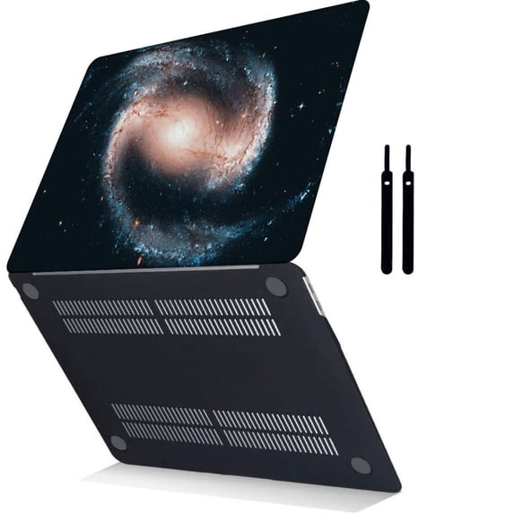 Hard Shell Case Cover Compatible with MacBook Pro 14 inchs 2021 - 2023 M2 A2779 A2442 M1 Cable Tie, Galaxy 90