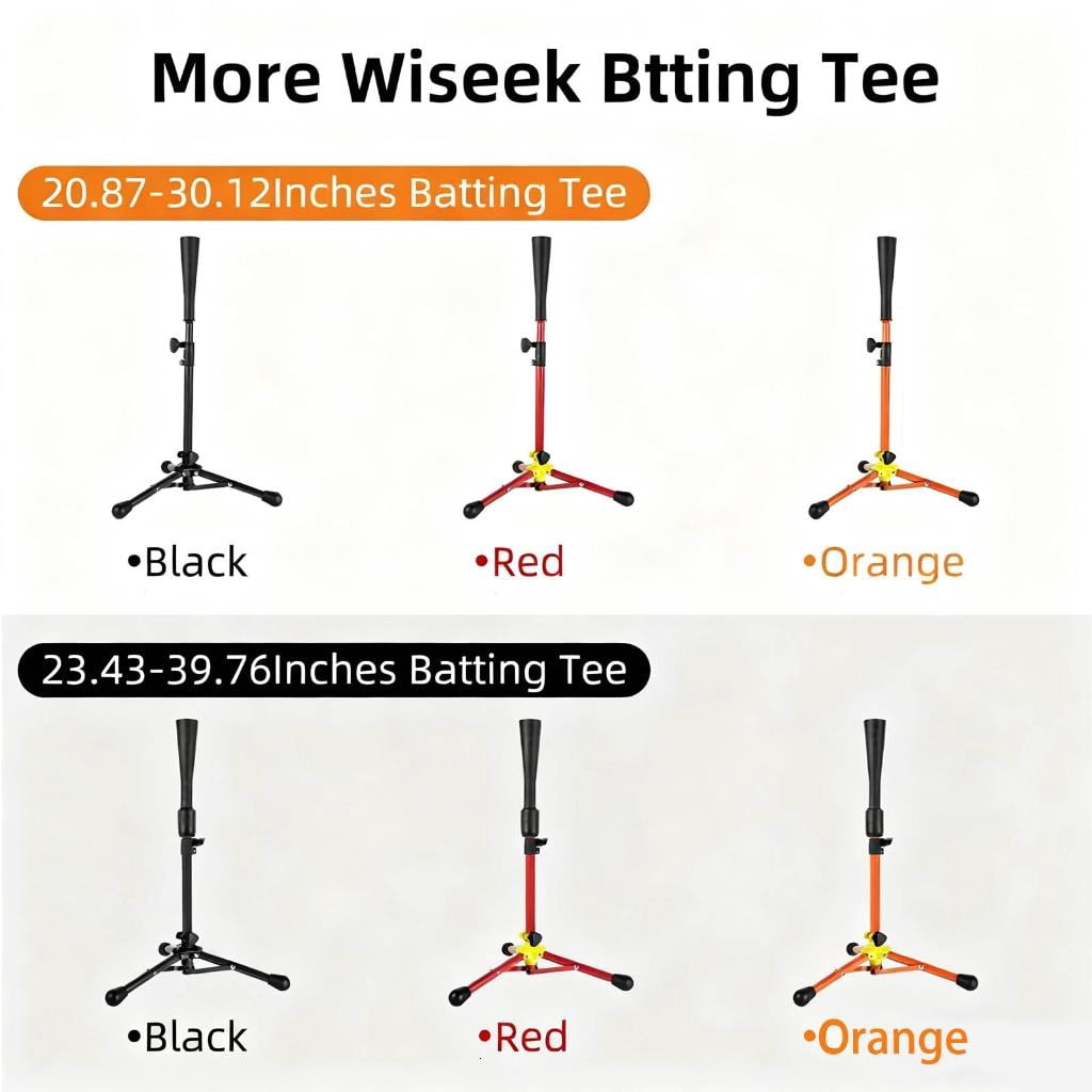 Osdhezcn Durability Baseball Training Tees With 3 Reinforced Ground Stakes Tripods Base And Quick Setups For Youth Player