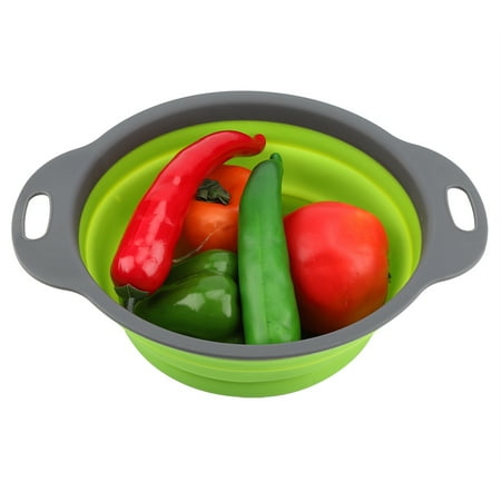 

2pcs/ Set Draining Basket Strainer Basket For Fruit Household Vegetable Kitchen