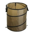 thumbnail image 2 of jifeng Trash Bin, Foldable Strong Bearing Recycle Convenient Trash Can Waste Basket Bin Brown M, 2 of 9