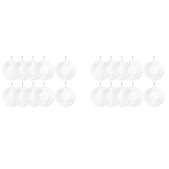 20Pcs 3 Inch Sublimation Wind Spinner Blanks 3D Wind Spinners Hanging Wind Spinners for Indoor Outdoor Garden Decoration