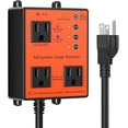 thumbnail image 1 of Protector contra sobretensiones para refrigerador HAOYIKONG, 3 salidas, 120 V, 110 dB, 1 of 6