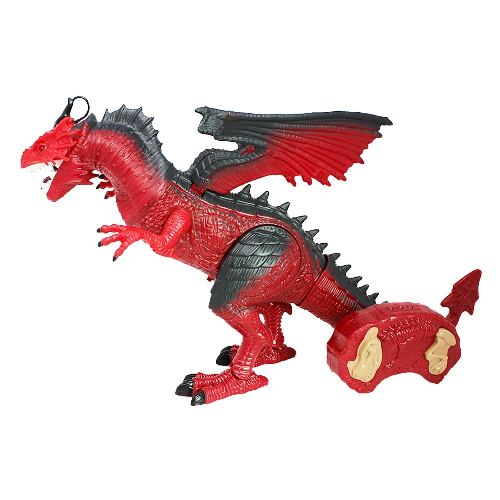 Remote Control Dinosaur Dragon Robot Toy Fire Breathing ...