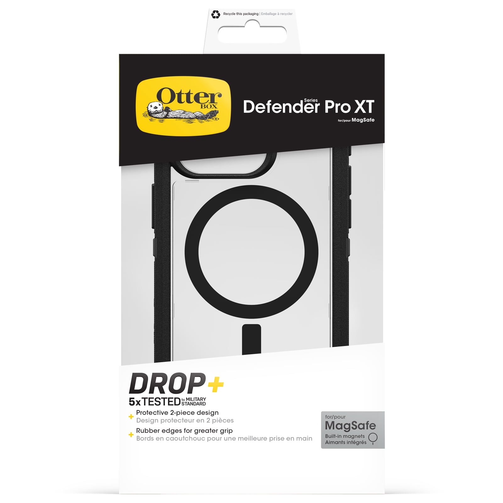 OtterBox Defender Series Pro XT Case for Apple iPhone 15 Pro - Dark Side