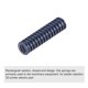 thumbnail image 3 of Troquel Resorte, 8mm OD 30mm Largo Espiral Estampado Liviana Carga Compresión Troquel Resortes para 3D Impresora Eléctrica Pieza, Azul Unique Bargains Resorte de compresión, 3 of 5