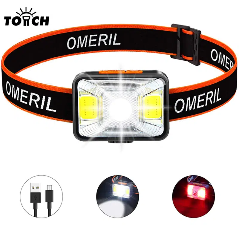 omeril head torch charger