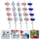 thumbnail image 4 of KAKOWELY 20 pajitas decorativas para el 4 de julio, pajitas de papel para el Día de la Independencia, 4 of 5