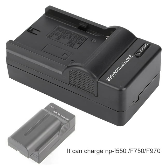Battery Charger Camera Battery Charger Usb Battery Charger US 100V-240V NP F550/F750/F970 Rechargeable Lithium Battery Charger For Video Digital Camera