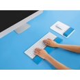 thumbnail image 4 of Ergo Wow Adjustable Keyboard Wrist Rest, Two Height Settings, Blue/white, 65230036, 4 of 5