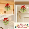 thumbnail image 5 of Lilixerw Realistic Artificial Mistletoe Wall Hanging Decoration,Christmas Home Fireplace Decor,Festive Indoor Xmas Tree Accessory,Easy to Hang Durable,Green, 5 of 7