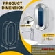 thumbnail image 2 of Dispensador automático de jabón de 700ML con Sensor, dispensador de jabón sin contacto, dispensador desinfectante montado en la pared, plateado,, 2 of 5