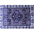 thumbnail image 1 of Ahgly Company Indoor Rectangle Persian Blue Traditional Area Rugs, 8' x 12', 1 of 4
