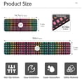 thumbnail image 3 of Yayeee Faucet Mat for Kitchen Sink 14.7" Diatomite Long Splash Guard Pad, Pink Block Pattern, 3 of 7