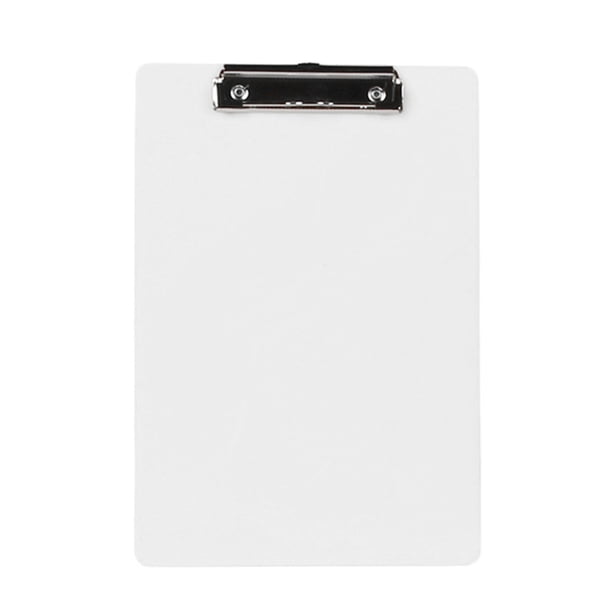 Portapapeles de 5 piezas con clip de placa de escala Carpeta transparente de plástico Tablero de escritura Carpeta de clip de papel kenally WJU1614-07
