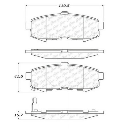 Centric 105.10730 Disc Brake Pad