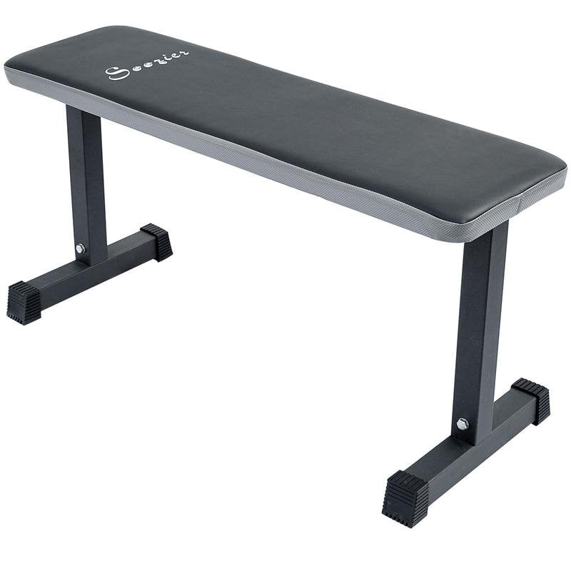 TOMSHOO Flat Exercise Weight Bench