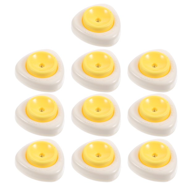 OUNONA 10Ud Dispositivo Manual Para Perforar Huevos Con Base Plástica Y Funcionamiento Para Preparar Huevos