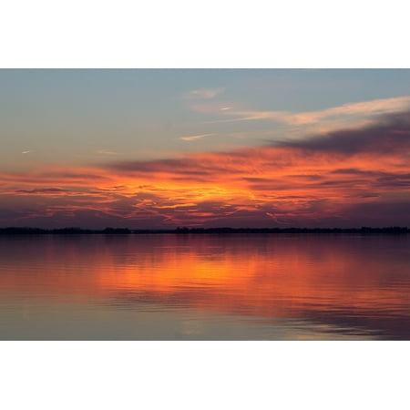 Canvas Print Water Sunset Chesapeake Bay Maryland Eastern Shore Stretched Canvas 10 x