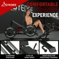 Syedee Compact Leg Sled Machine, Leg Press Machine Capacity 900lbs, Hack Squat Machine Combo