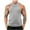 Gray, variant on fatyb Workout Tank Tops Mens Bodybuilding Athletic Muscle T Shirts Sleeveless Beach Outdoor Tee Tops