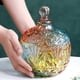 thumbnail image 5 of 1 tarro de cristal colorido con tapa para almacenar dulces, galletas, joyas, buffet y galletas (750 ml/26 oz), 5 of 5