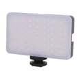 thumbnail image 1 of RGB Photography Light, 5 Brightness Settings 3 Color Temperature Rectangular Shaped RGB Video Light 1800mAh  for Phone for Live Streaming, 1 of 7