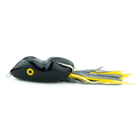 UPC: 0031132001023 | Scum Frog Black 5/16 oz Top Water Hollow Body Fishing Lure