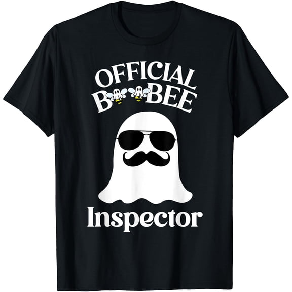 Kiraa Tee With Boo-Bee Inspector Lazy Diy Halowen Funny Ghost Unisex S-5Xl T-Shirt