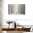 thumbnail image 3 of Elephant Stock Stroll Together Wall Art - Horizontal Multi Panel Canvas - Living Room Wall Decor - Love Multi Panel - Blue And Gray Decor By Ekaterina Ermilkina - 33" x 20", 3 of 8