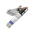thumbnail image 2 of AddOn 1m Cisco Compatible QSFP+ Breakout AOC - network cable - 3.3 ft, 2 of 2