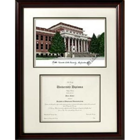 Middle Tennessee State University Framed - Campus Images TN999V Middle Tennessee State University