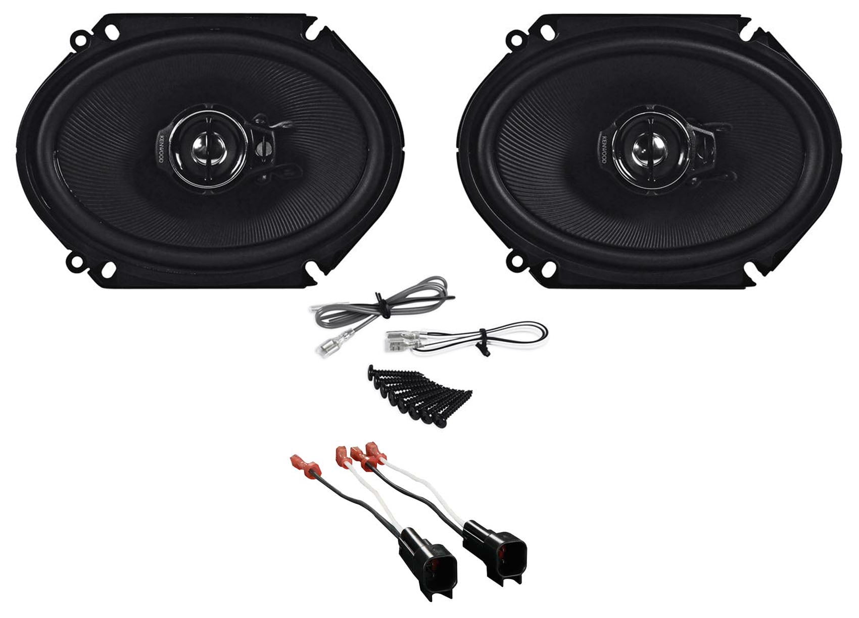 Kenwood 6x8" Front Speaker Replacement Kit For 200810 Ford F250/350/450/550