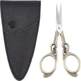 thumbnail image 1 of HLONK 1Set 4.7Inch Stainless Steel Sewing Scissors Butterfly Pattern Pointed Tip Rainbow Color, 1 of 9