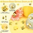 thumbnail image 3 of 120 Piezas de Decoración de Abejorros, Abejas de Resina para Manualidades, Pequeños Adornos de Abejas de Plástico para Decoraciones, 3 of 5