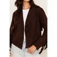 thumbnail image 3 of Shyanne Women's Faux Suede Fringe Jacket - SWFA24O16-CHBN XXX-  US, 3 of 4