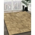 thumbnail image 3 of Ahgly Company Machine Washable Indoor Round Transitional Yellow Orange Area Rugs, 3' Round, 3 of 7