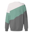 thumbnail image 5 of MeetoTime Sweat-Shirt pour Femmes Mode Automne Manches Longues Col Rond Ample avec Poche, 5 of 5