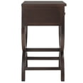 thumbnail image 6 of SAFAVIEH Maxine Solid Nightstand with Storage Drawer, Walnut (18 in. W x 15 in. D x 26.8 in. H), 6 of 13
