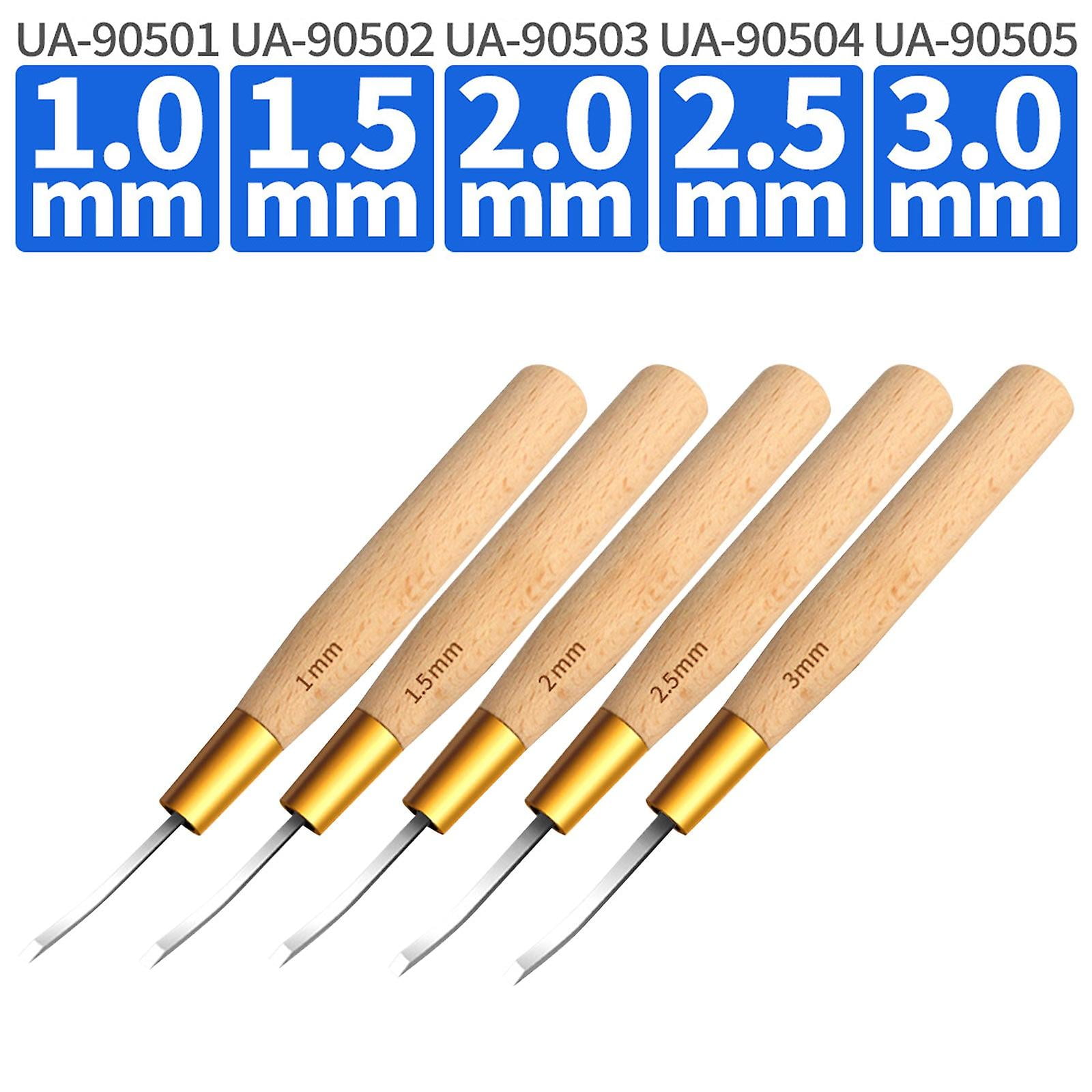 5Pcs/set gundam chisel model concealed angle flat blade pusher curved